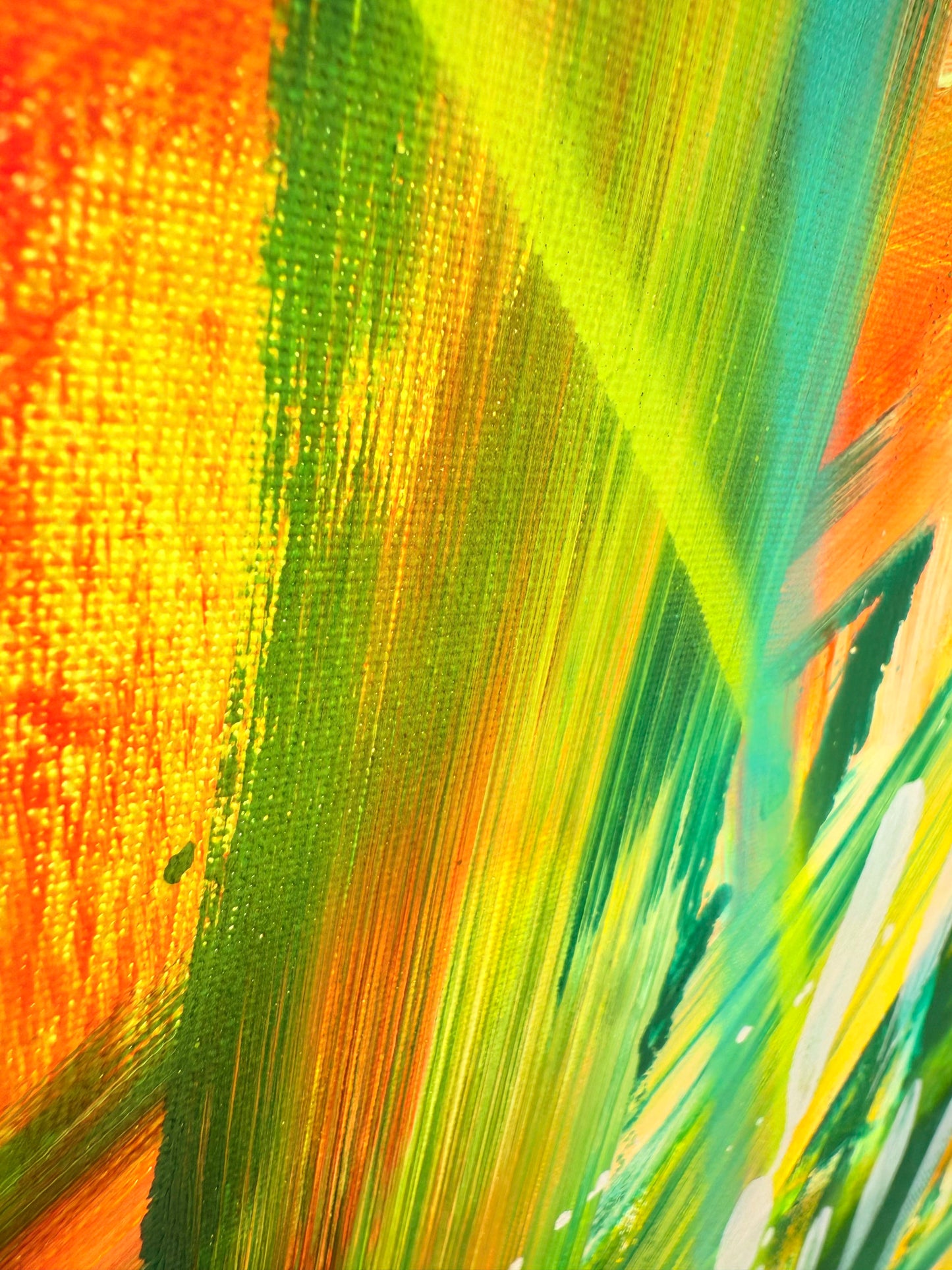 XXL Abstract Chaos Art by Frau Kunst Chaos