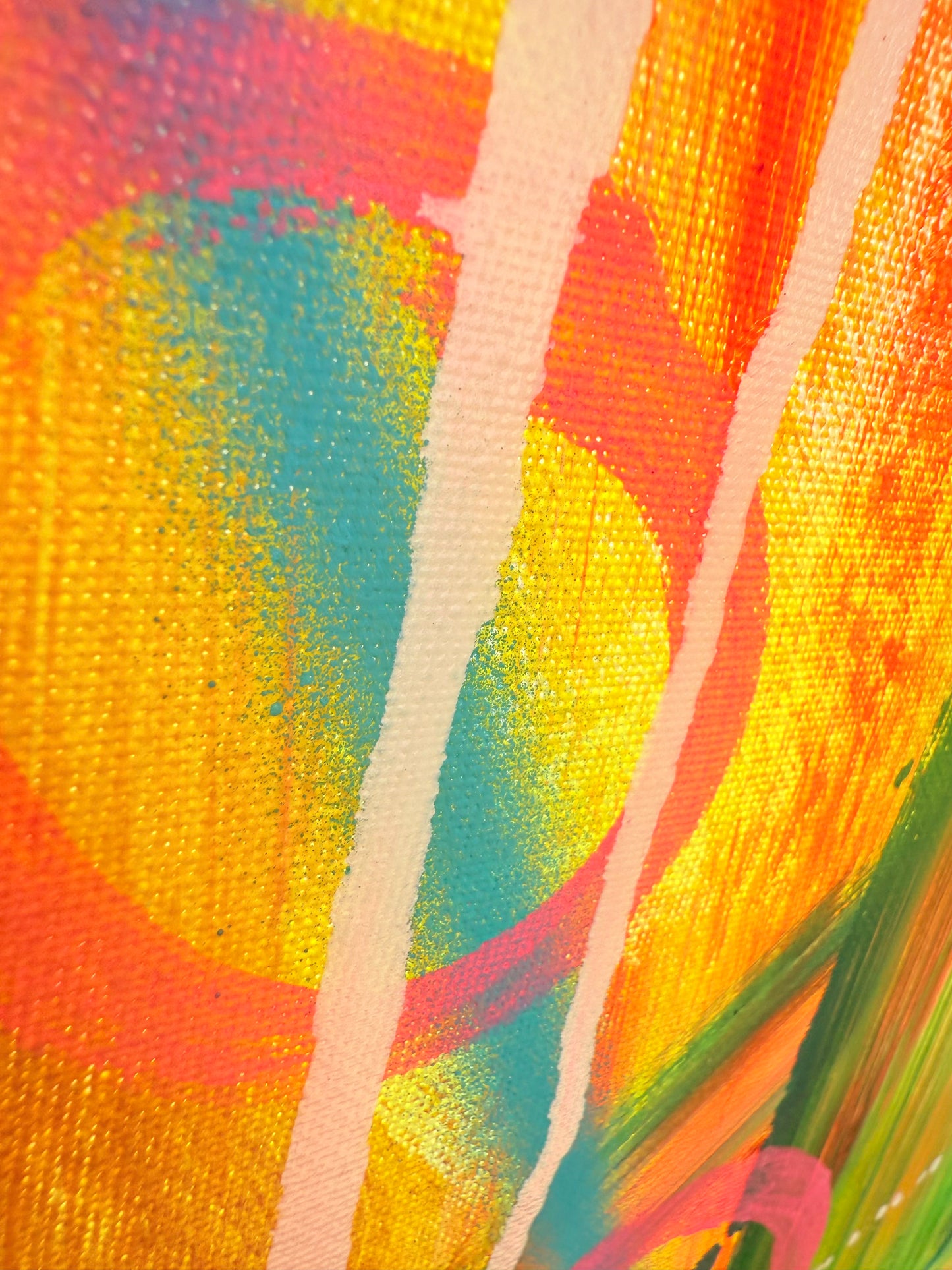 XXL Abstract Chaos Art by Frau Kunst Chaos