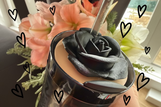 Tumbler Rose schwarz