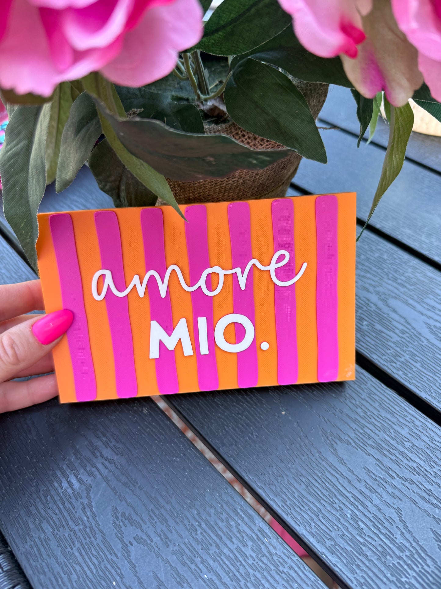 Deko-Aufsteller "Amore Mio"