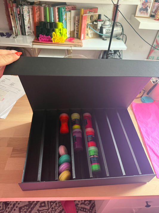Edle Sortierbox Schwarz