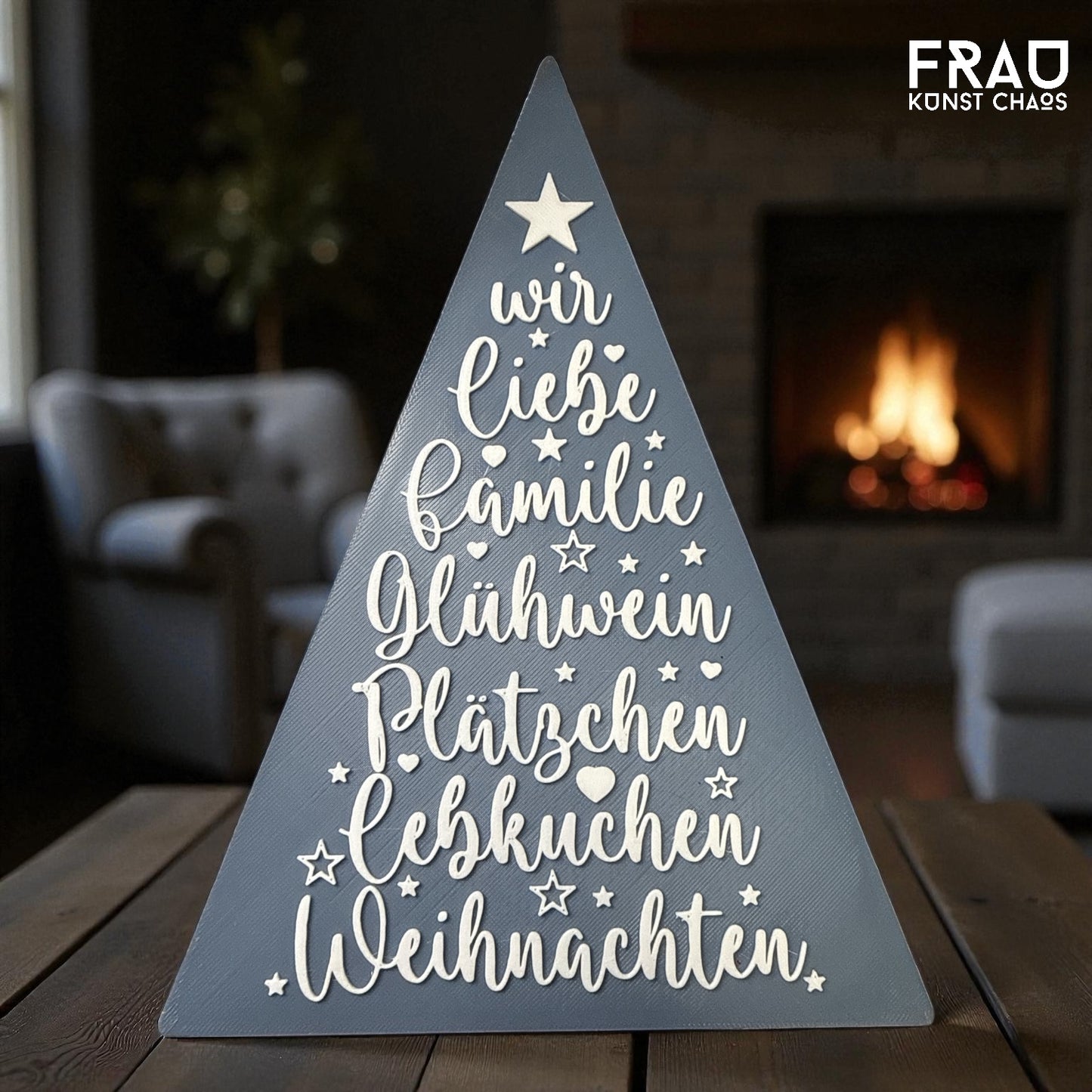 Aufsteller „Weihnachtsbaum“ (22 cm)