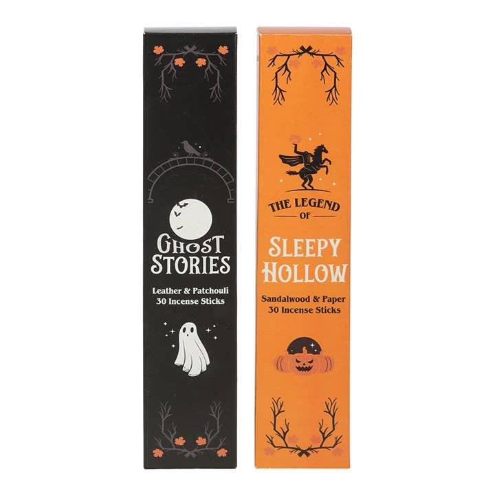 Set mit 2 „Haunted Library“ Halloween-Räucherstäbchen-Packungen