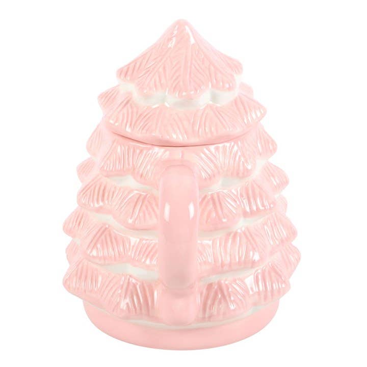 Tasse  Weihnachtsbaum rosa