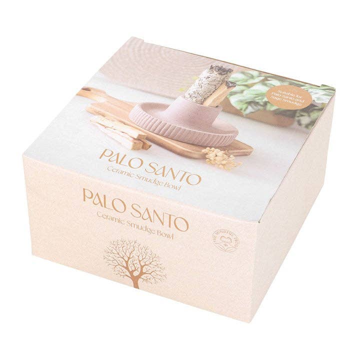 Greige gerippte Schüssel mit Smudge-Effekt