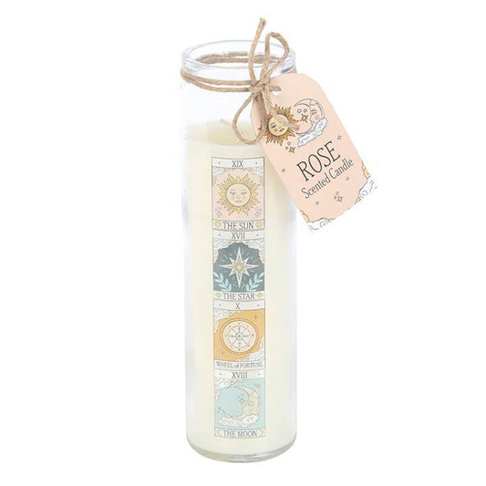 Vintage Tarot Rosen Kerze
