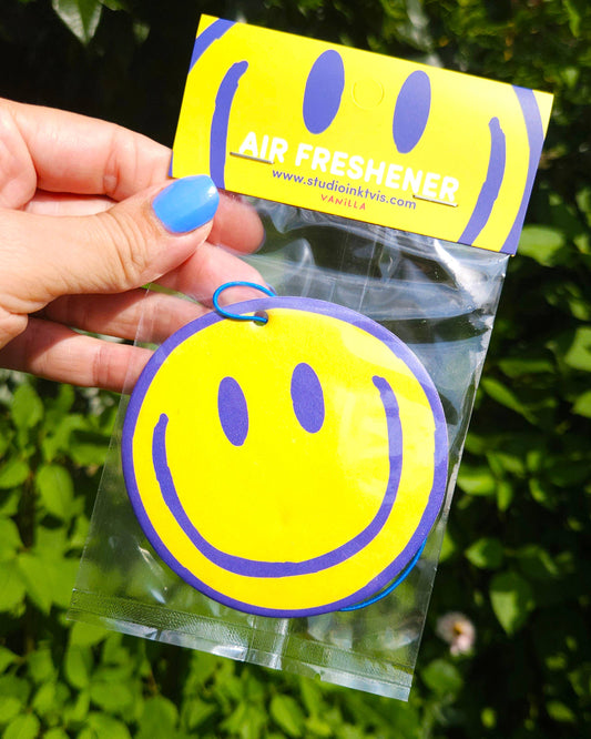 Smiley Lufterfrischer — Vanilleduft NEU