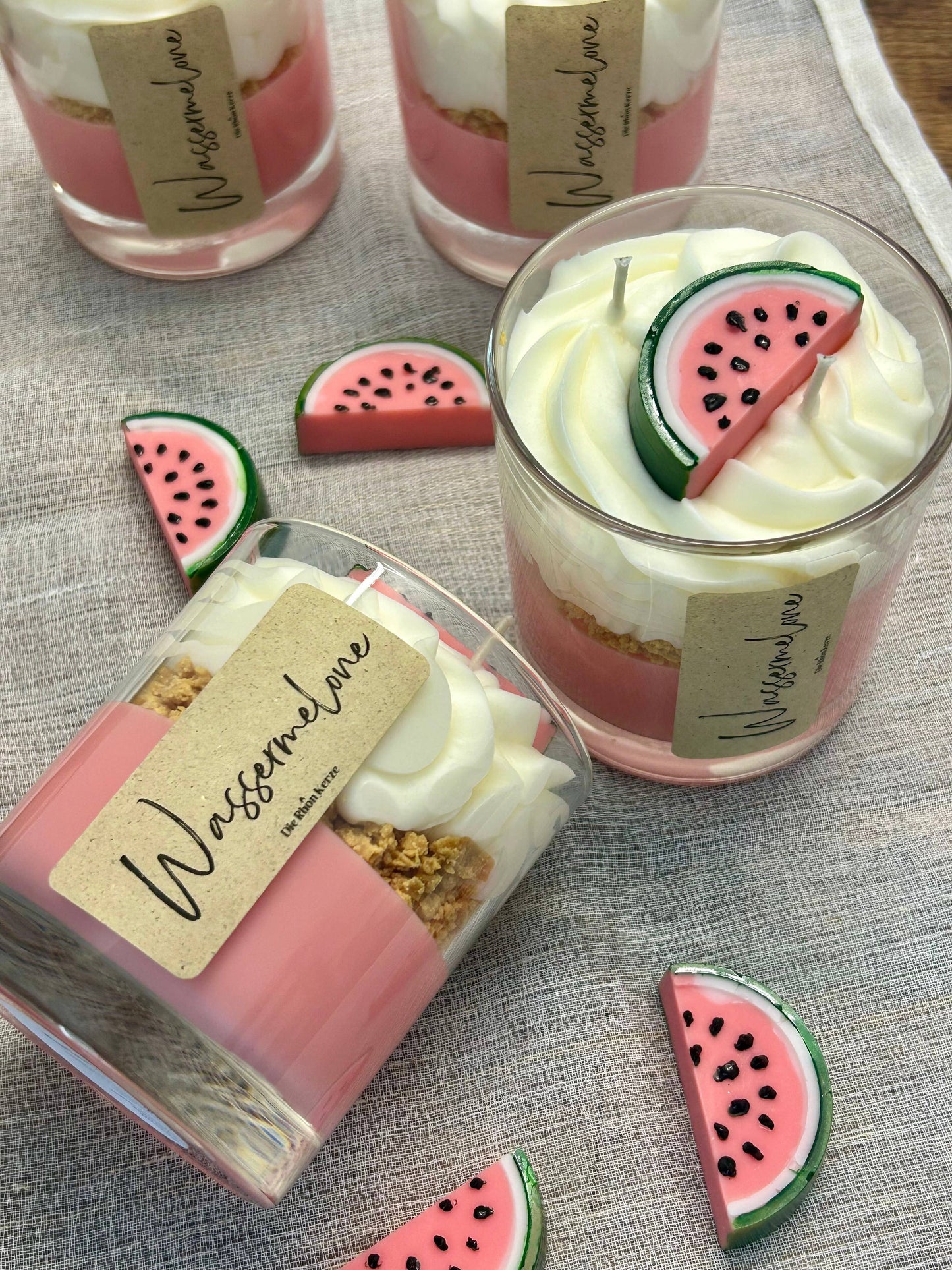 Wassermelone Food Kerze Vorbestellung