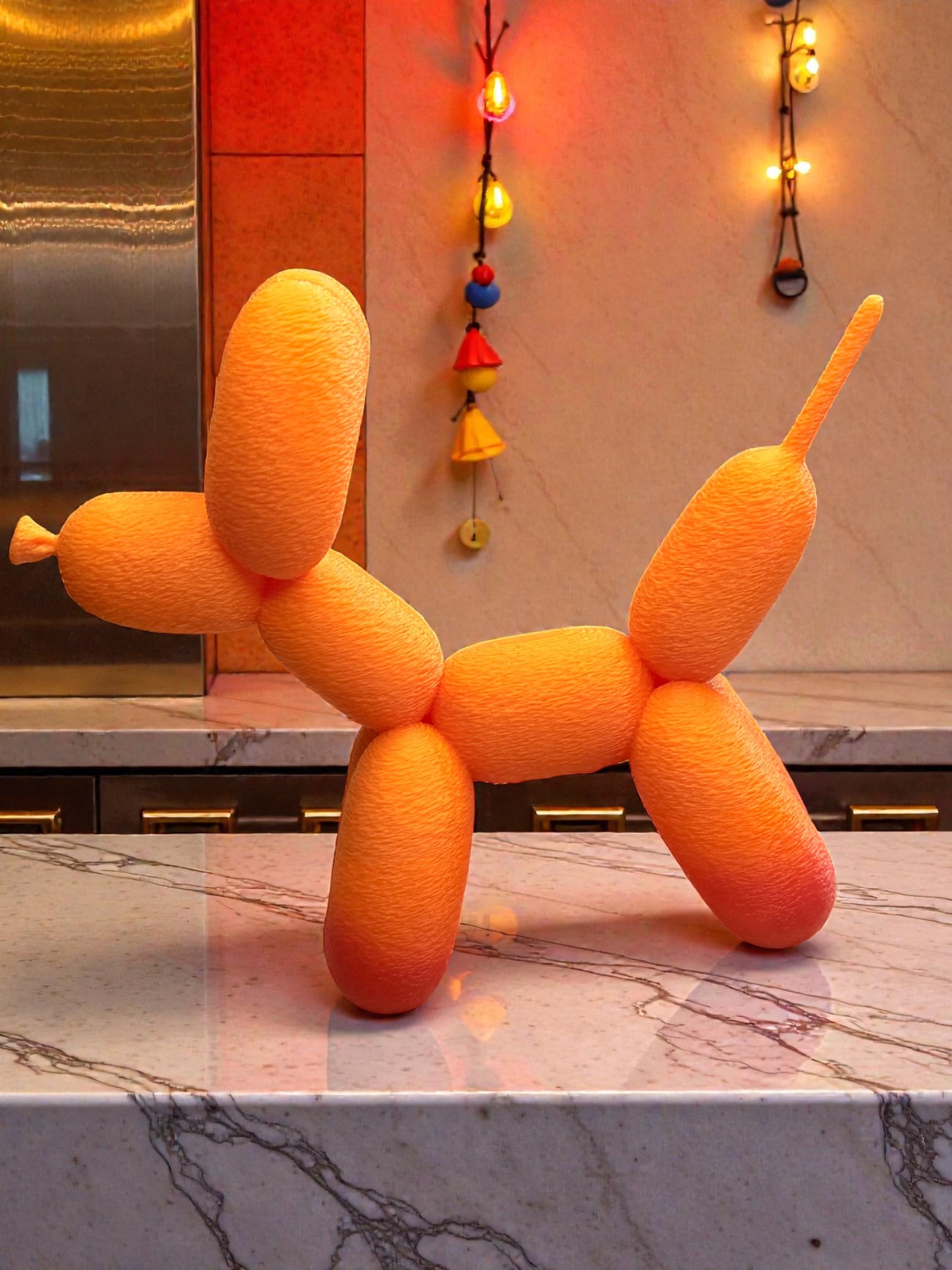 Ballonhund Orange Pink