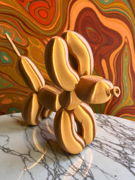 Ballonhund – in schimmerndem Bronze B WARE