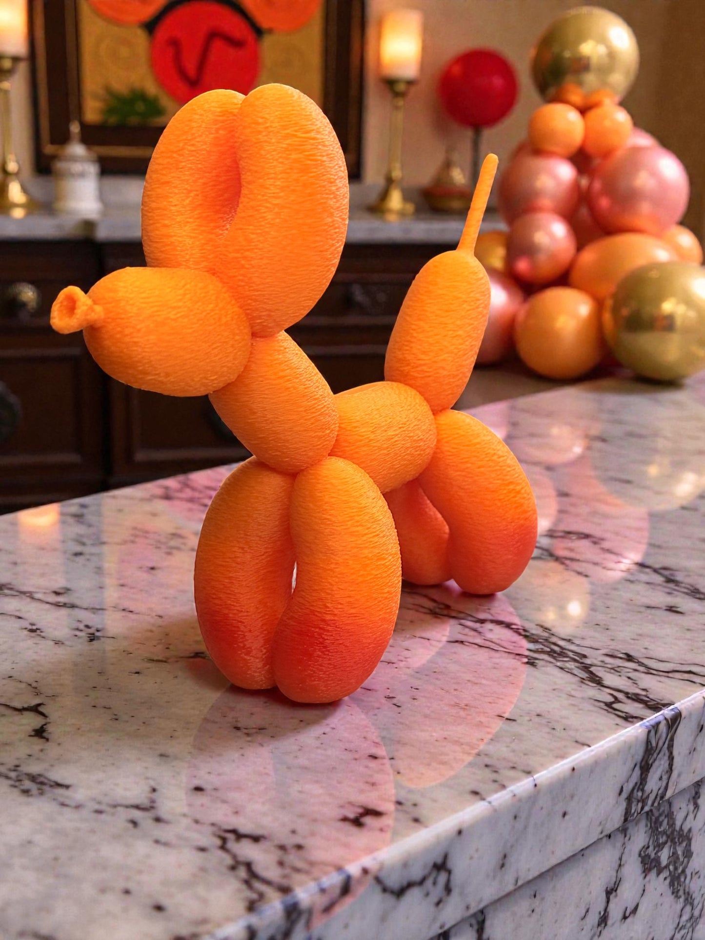 Ballonhund Orange Pink