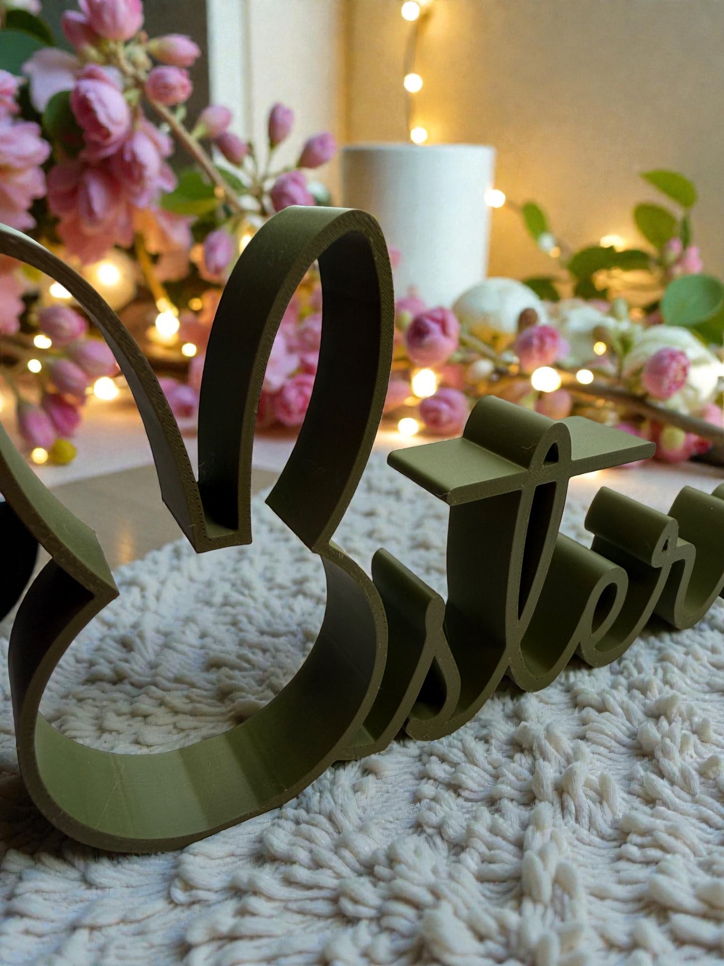 Ostern Schriftzug in Wunschfarbe