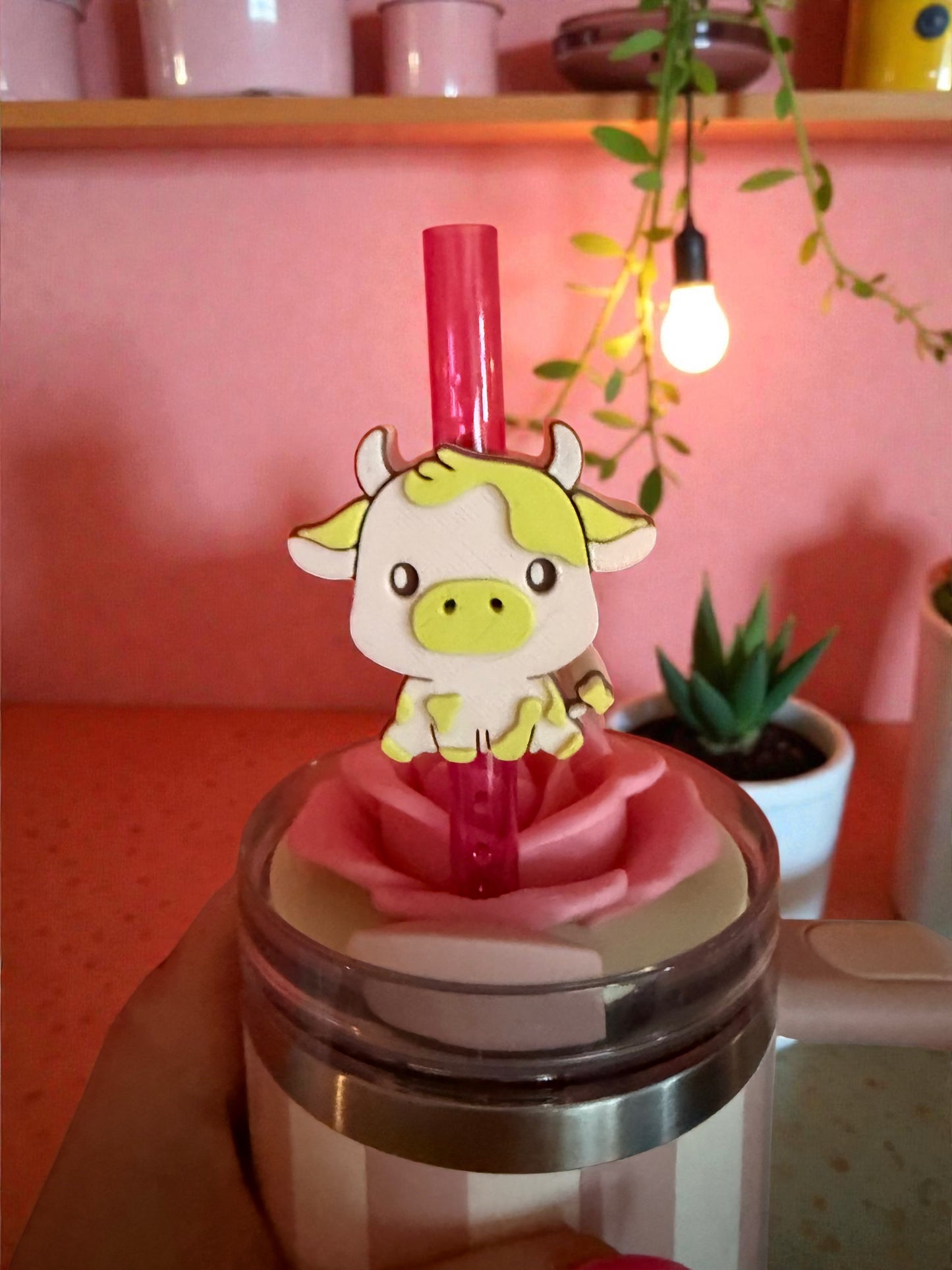 Strohhalm-Topper Kuh 🐮